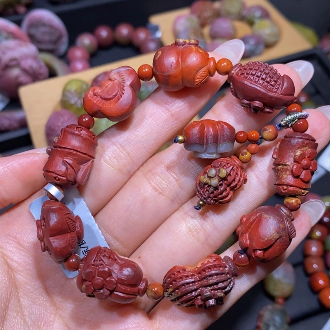 【闪购商品】玛瑙/玉髓手串未镶嵌J****n盐源玛瑙