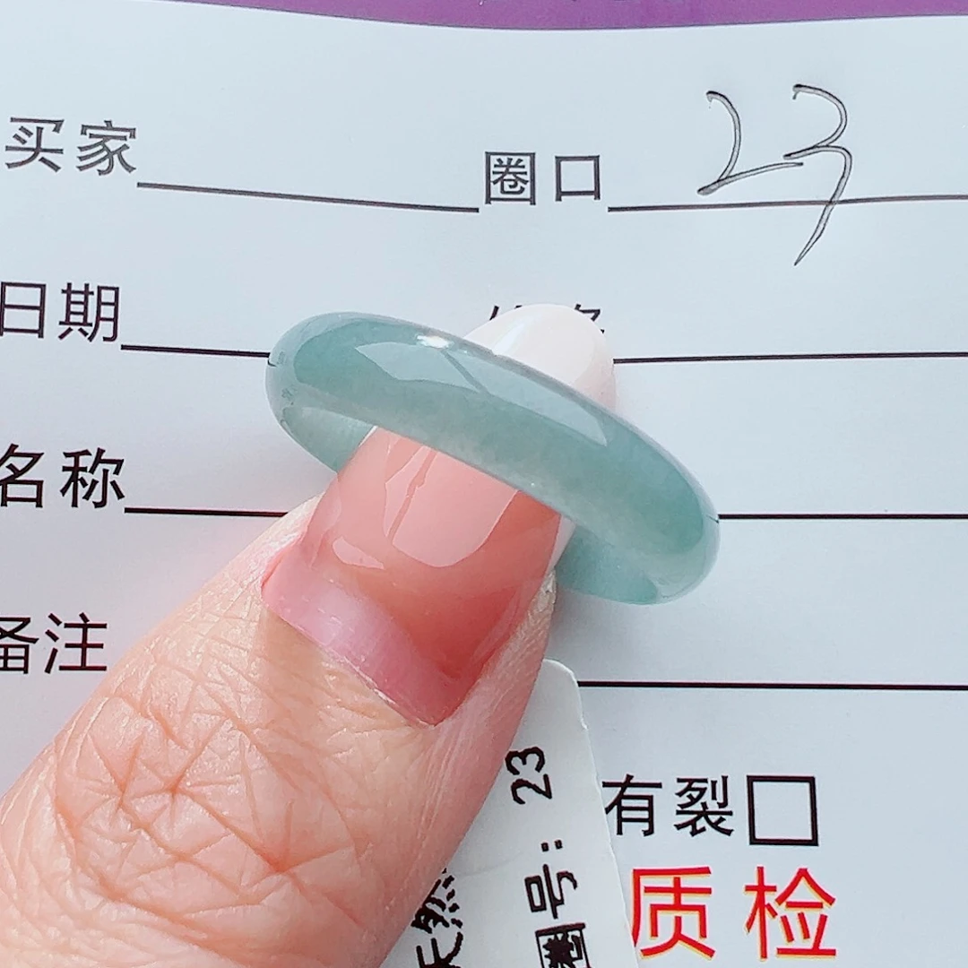 未镶嵌戒指翡翠戒指