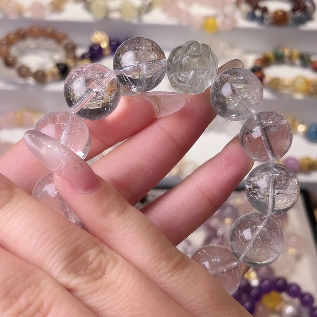 水晶手链合金痞*曹尺寸