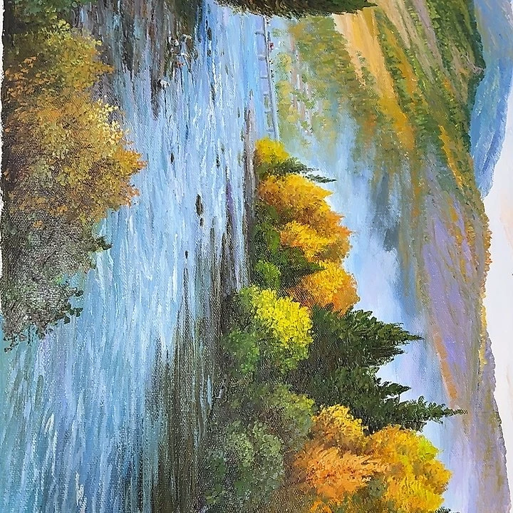 油画恭喜一直一直影子