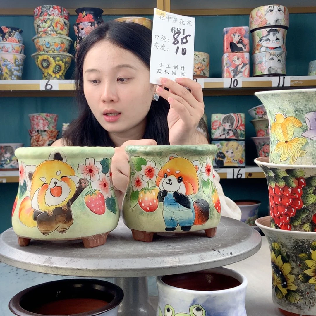 罐景德镇手工瑕疵681