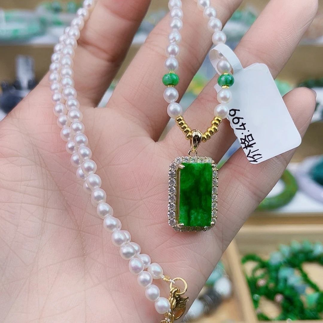 翡翠未镶嵌手链手链