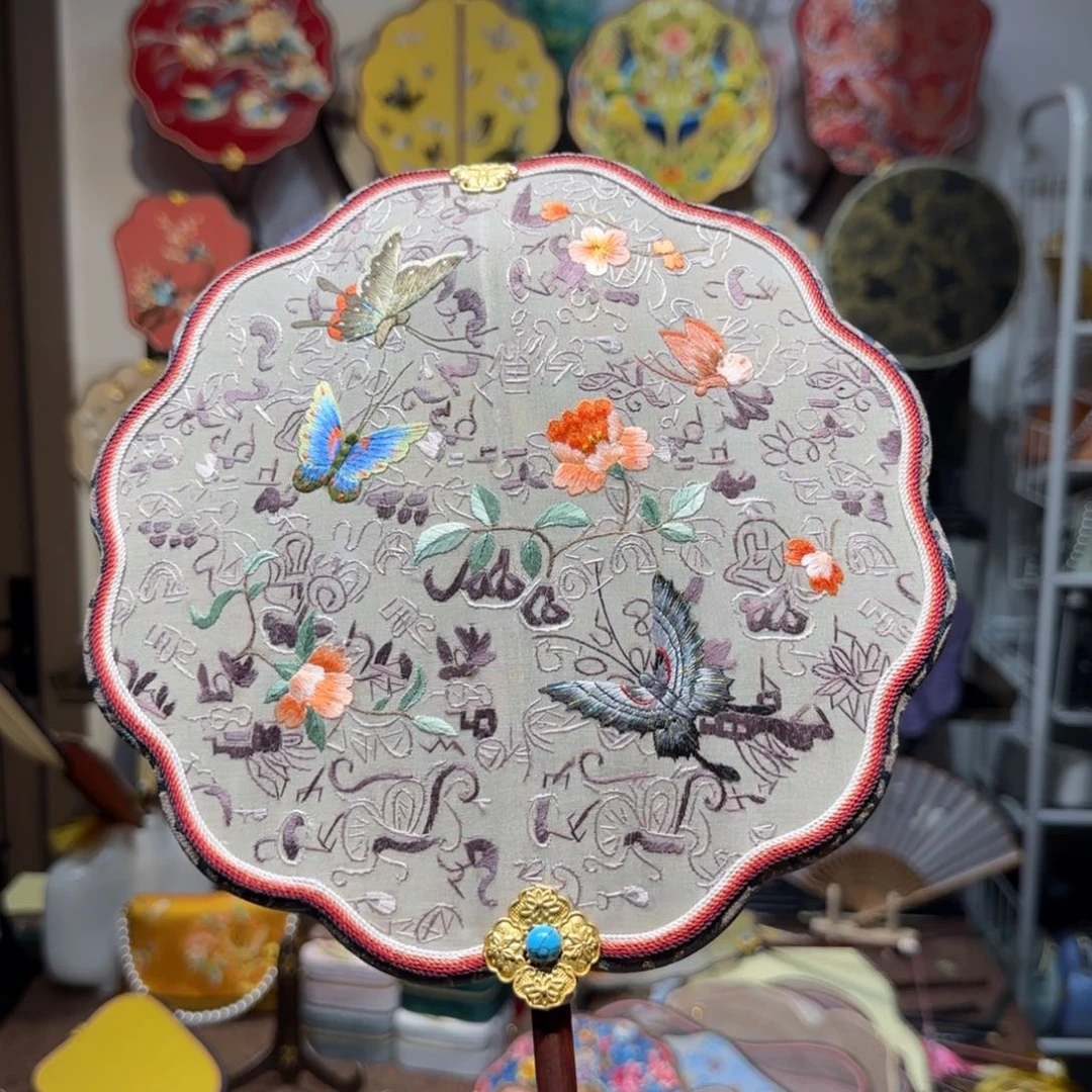 刺绣秦*艳纯手工苏绣双面绣