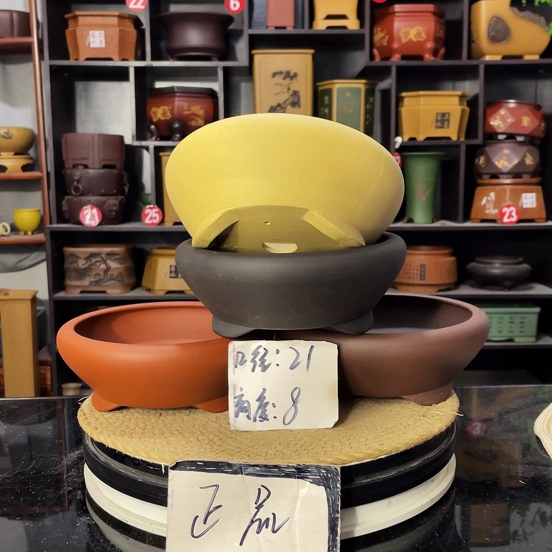 D-盆尚好紫砂花盆