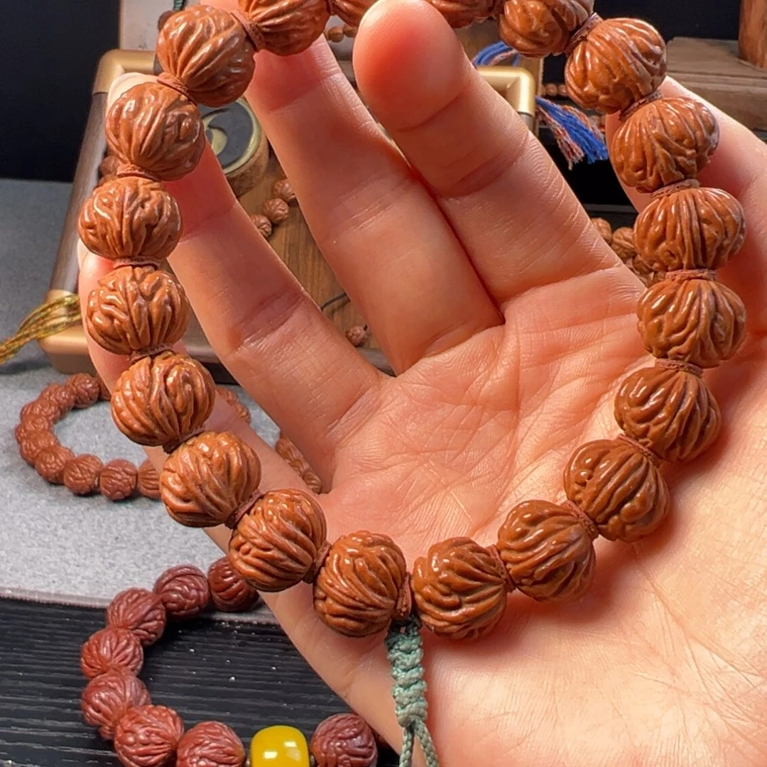 桃核吊坠15野生金蟾