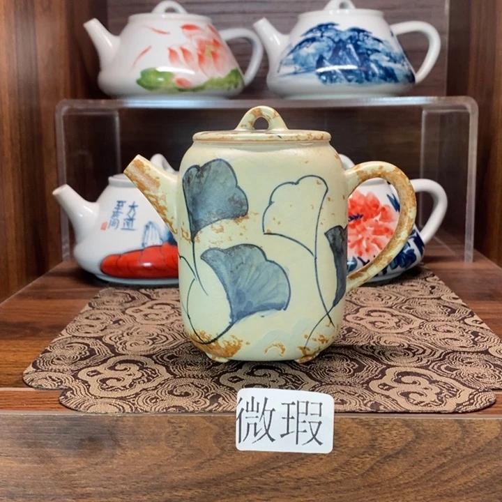 釉下老陶泥手工绘制