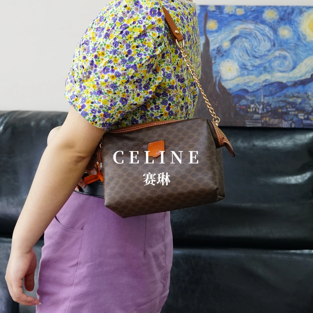 95新 Celine/思琳 老花单肩包/WJ04612520/2520