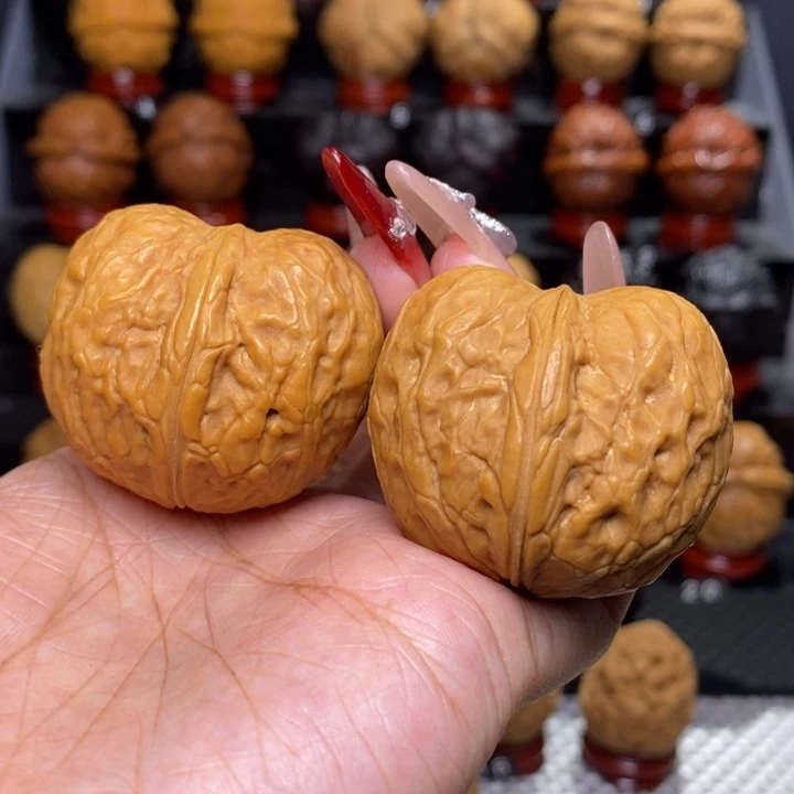 文玩核桃把件老*寿星元宝16号