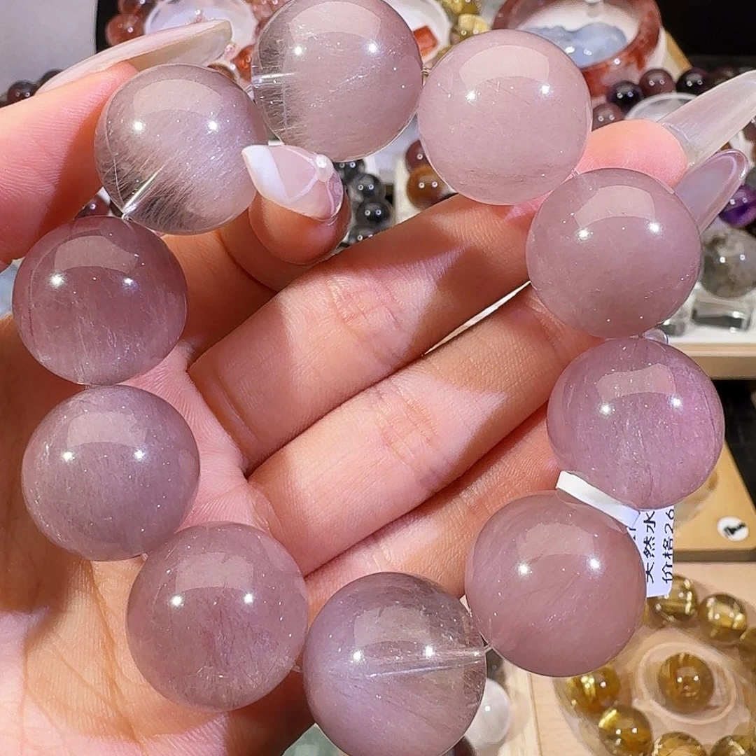 水晶手链未镶嵌天然水晶兔毛手串2