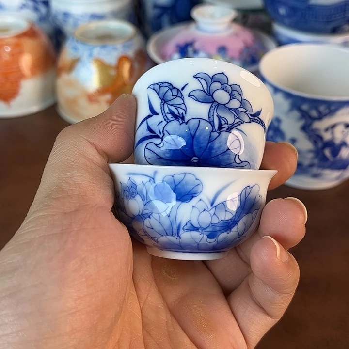 瓷片景德镇全手工手绘陶瓷
