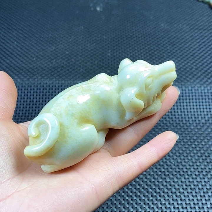 吊坠白玉菩提手把