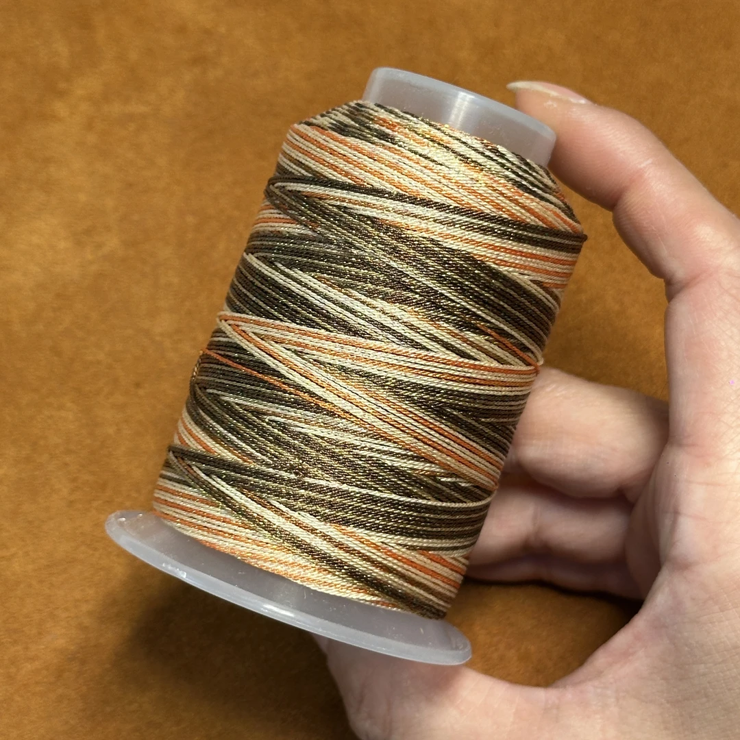 藏晶阁专用 黄色段染星空6股股线