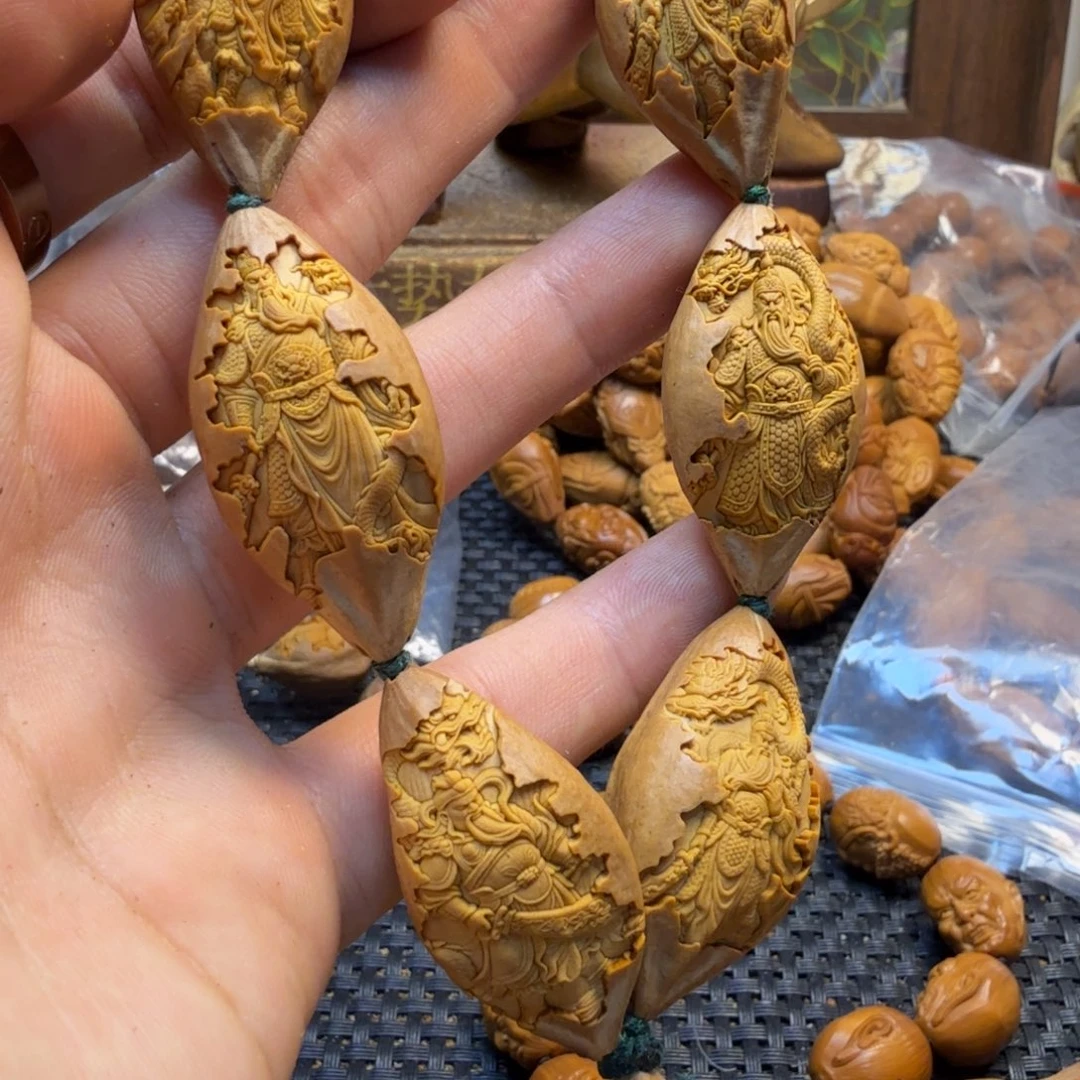 手串/手链橄榄核御龙关公