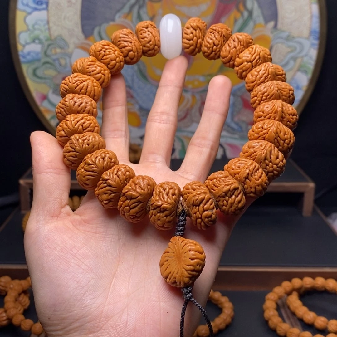 手串桃核龙纹桃核麒麟