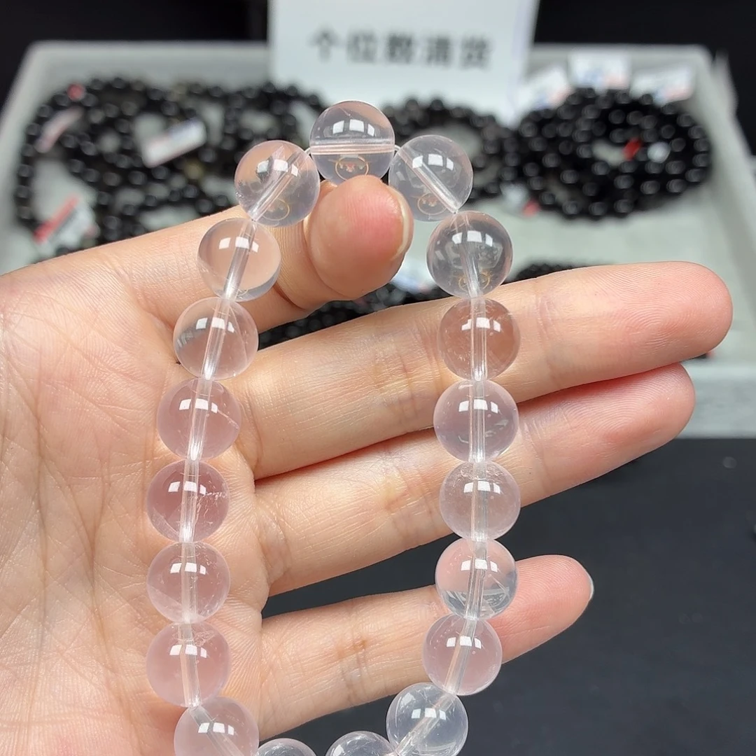 未镶嵌手串水晶10.5白水晶28