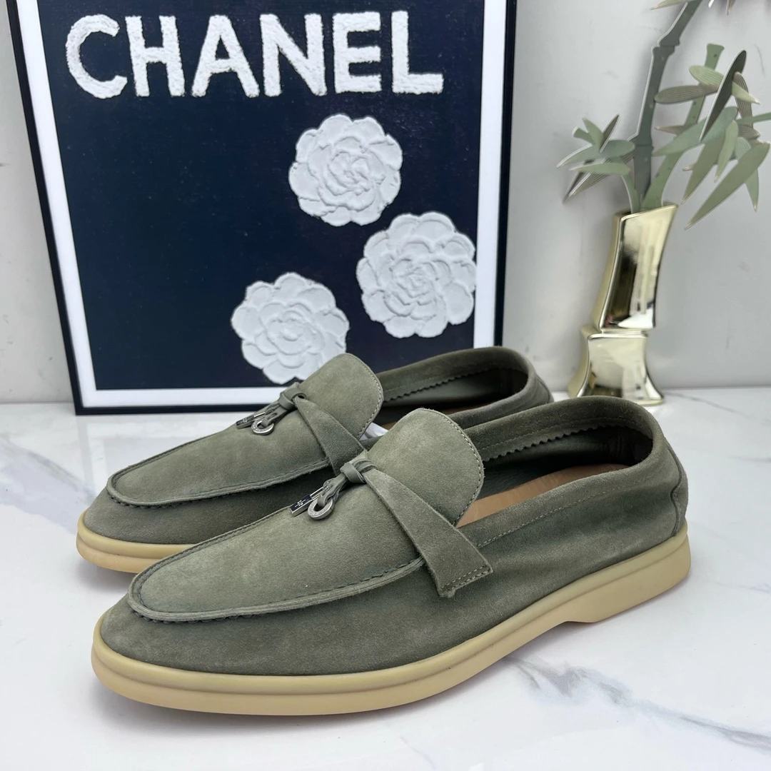 95新 Alexander McQueen/亚历山大·麦昆 LP乐福鞋 37.5码/jm01482