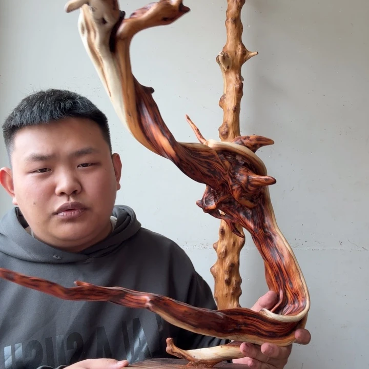 你***逼香榧木太行崖柏摆件上车