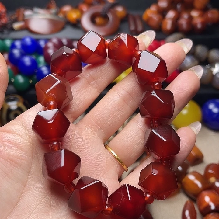 玛瑙/玉髓手链未镶嵌