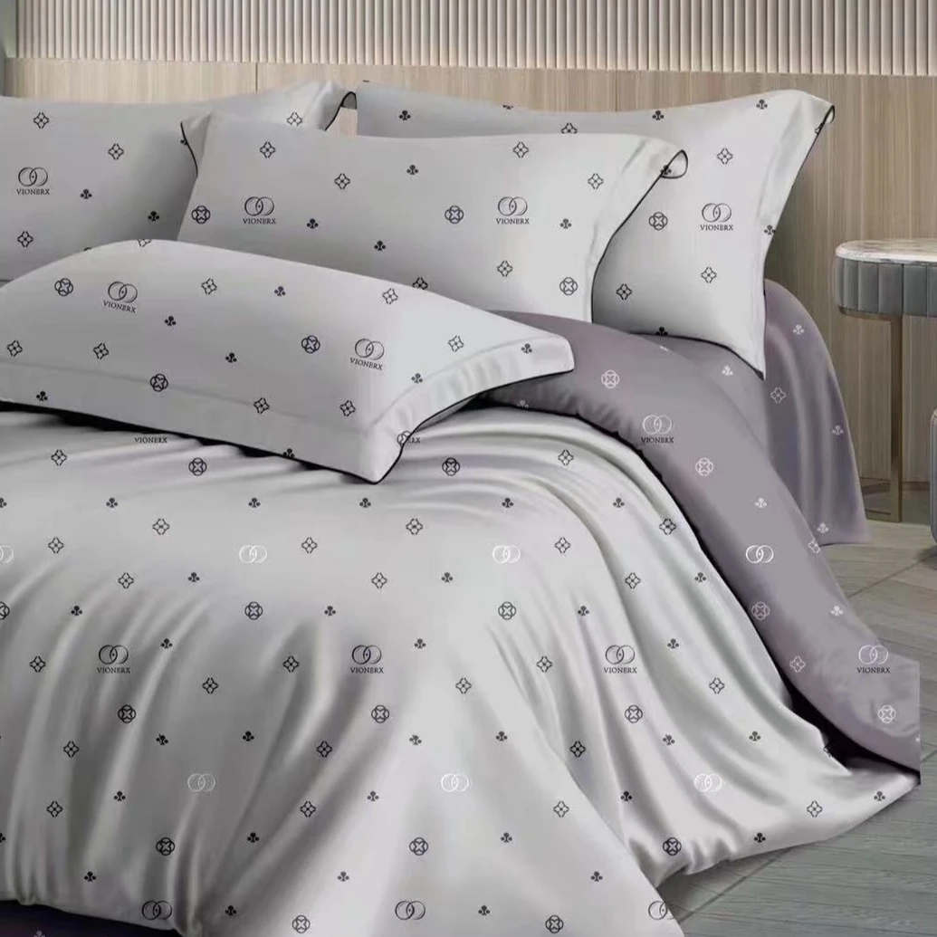 小宝定制 100% 纯棉 加密斜纹棉-莫托 A版深 灰色 B版浅灰色