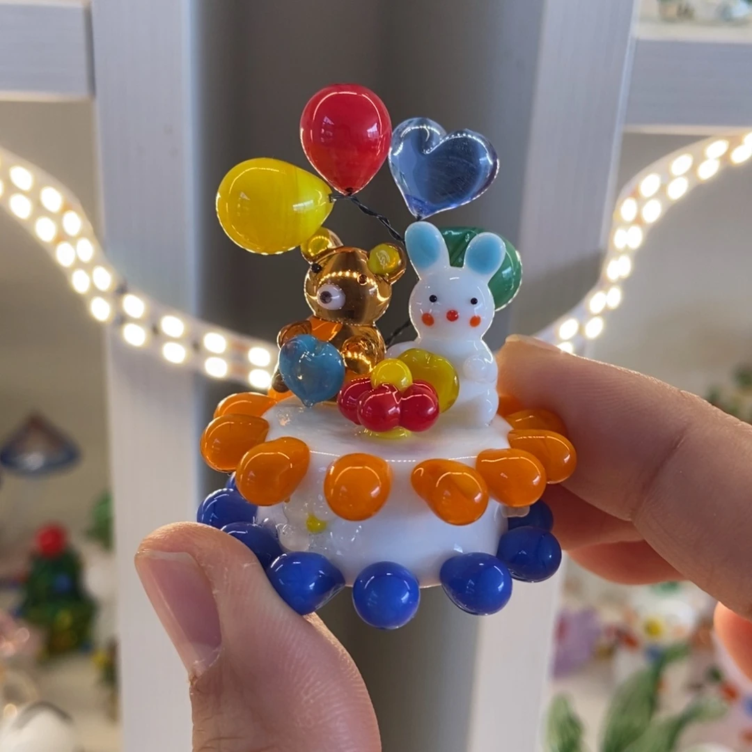 手工艺品琉璃蛋糕