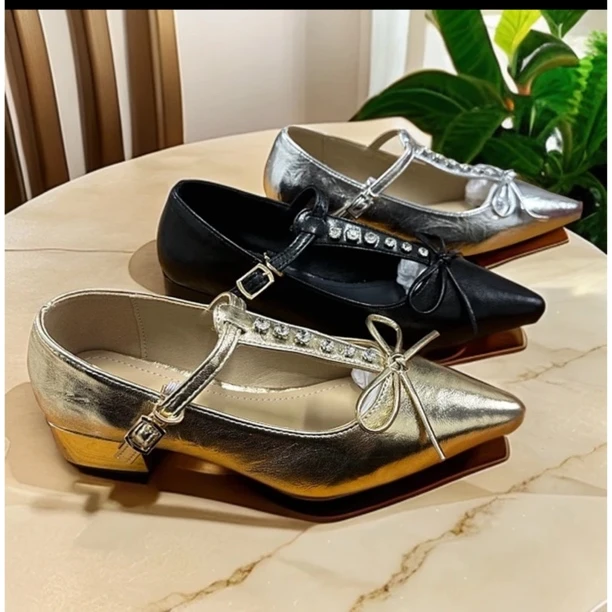 8108新款女鞋豆豆鞋爆款推荐时尚中跟