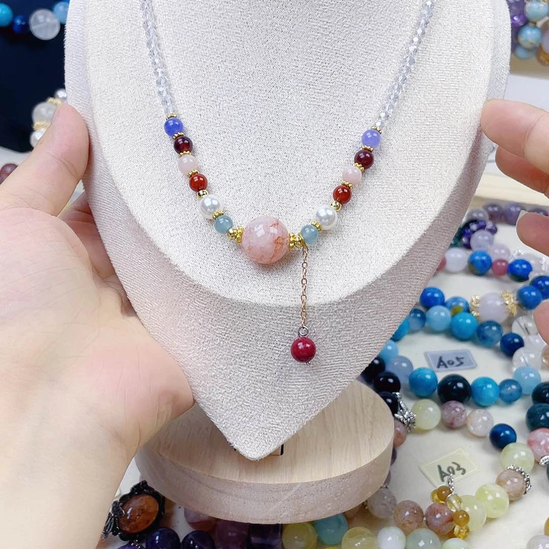 水晶手链银S925镶嵌