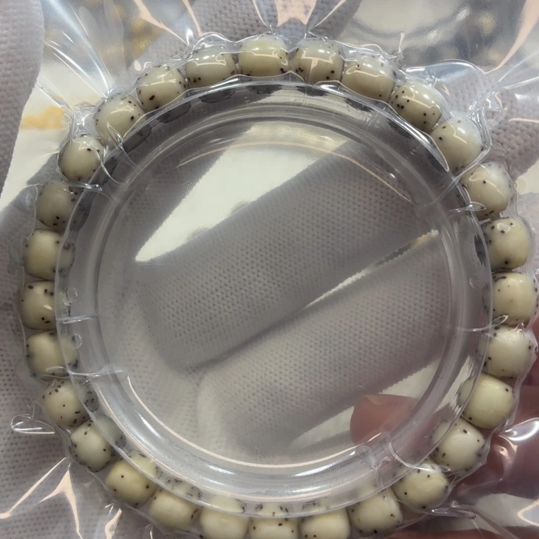 星月菩提手串石玉河豚87河豚