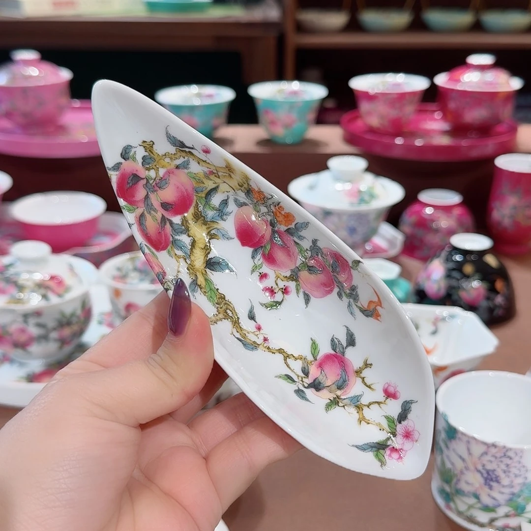 珐琅彩主人杯茶具套装