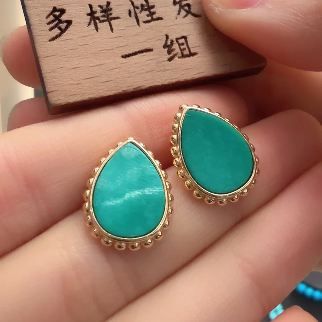 绿松石银S925镶嵌颈饰