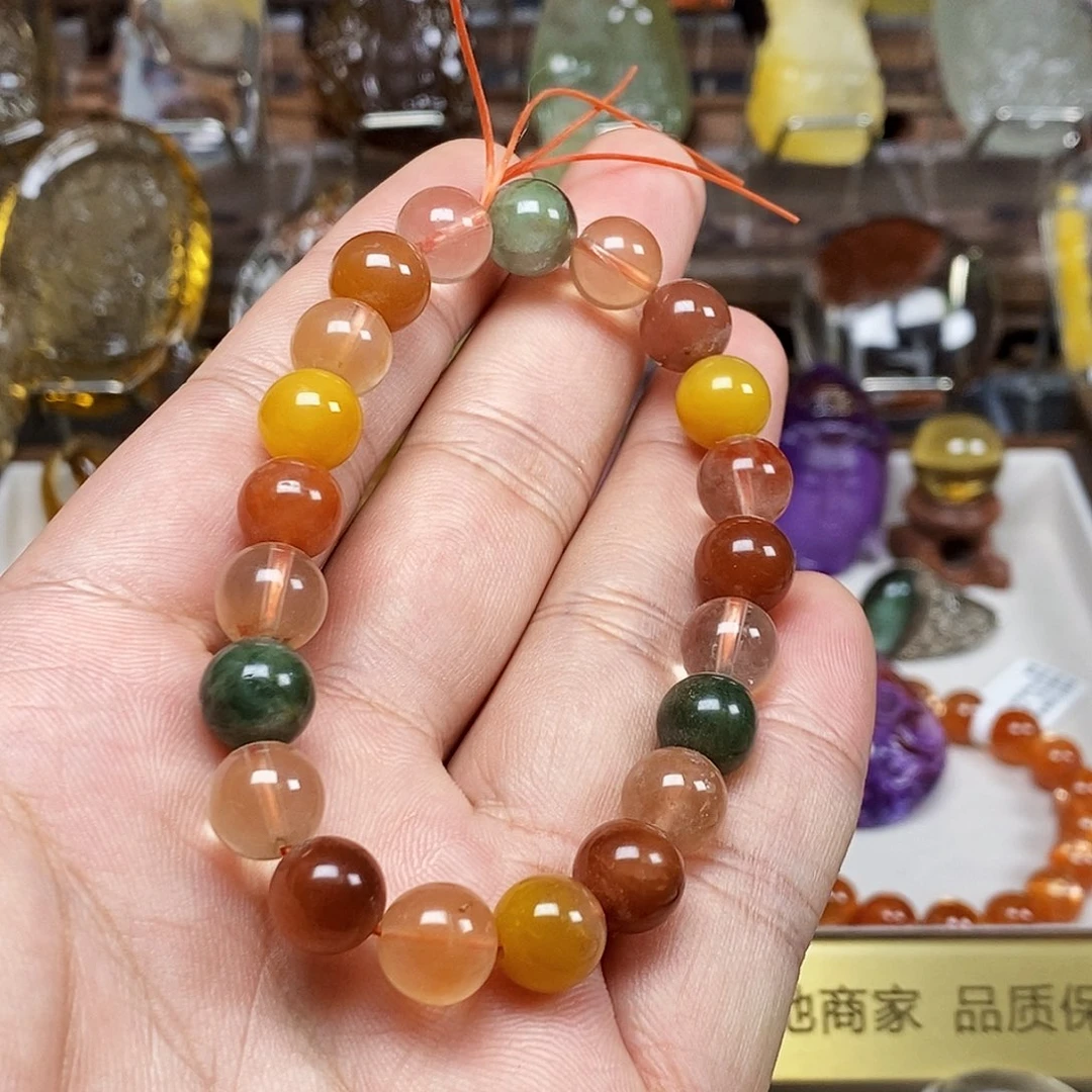 曦***叶颈饰未镶嵌水晶天然水晶手链