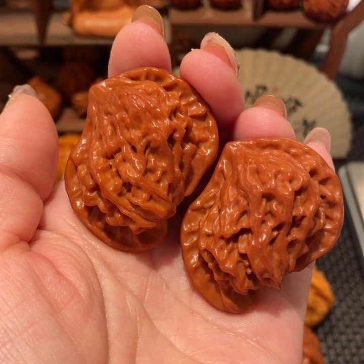 文玩核桃吊坠43鸳鸯654