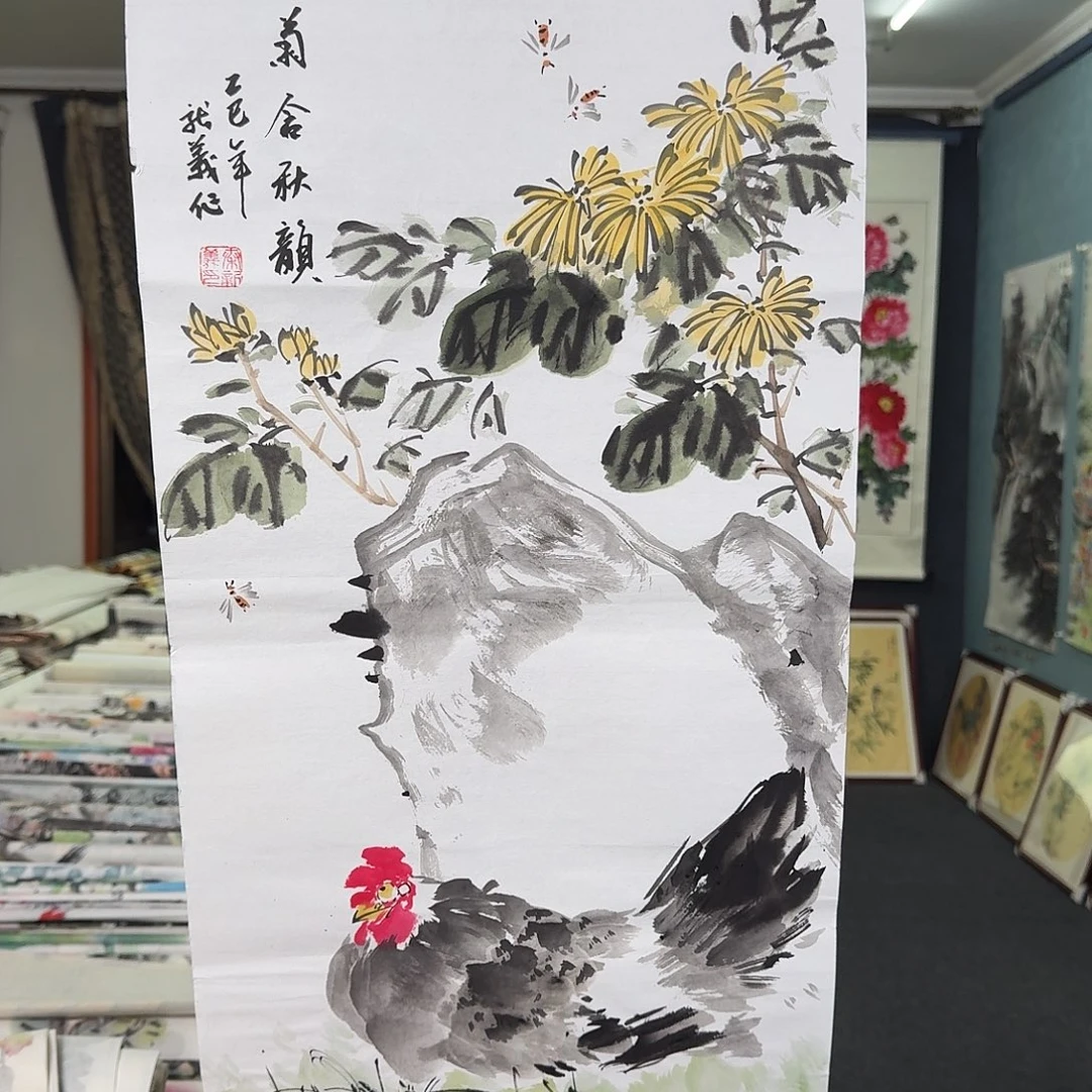 纯手绘国画作品作品