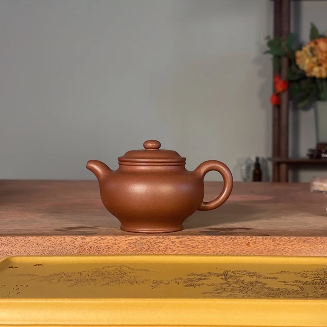 茶壶紫砂全手工紫泥掇只200CC
