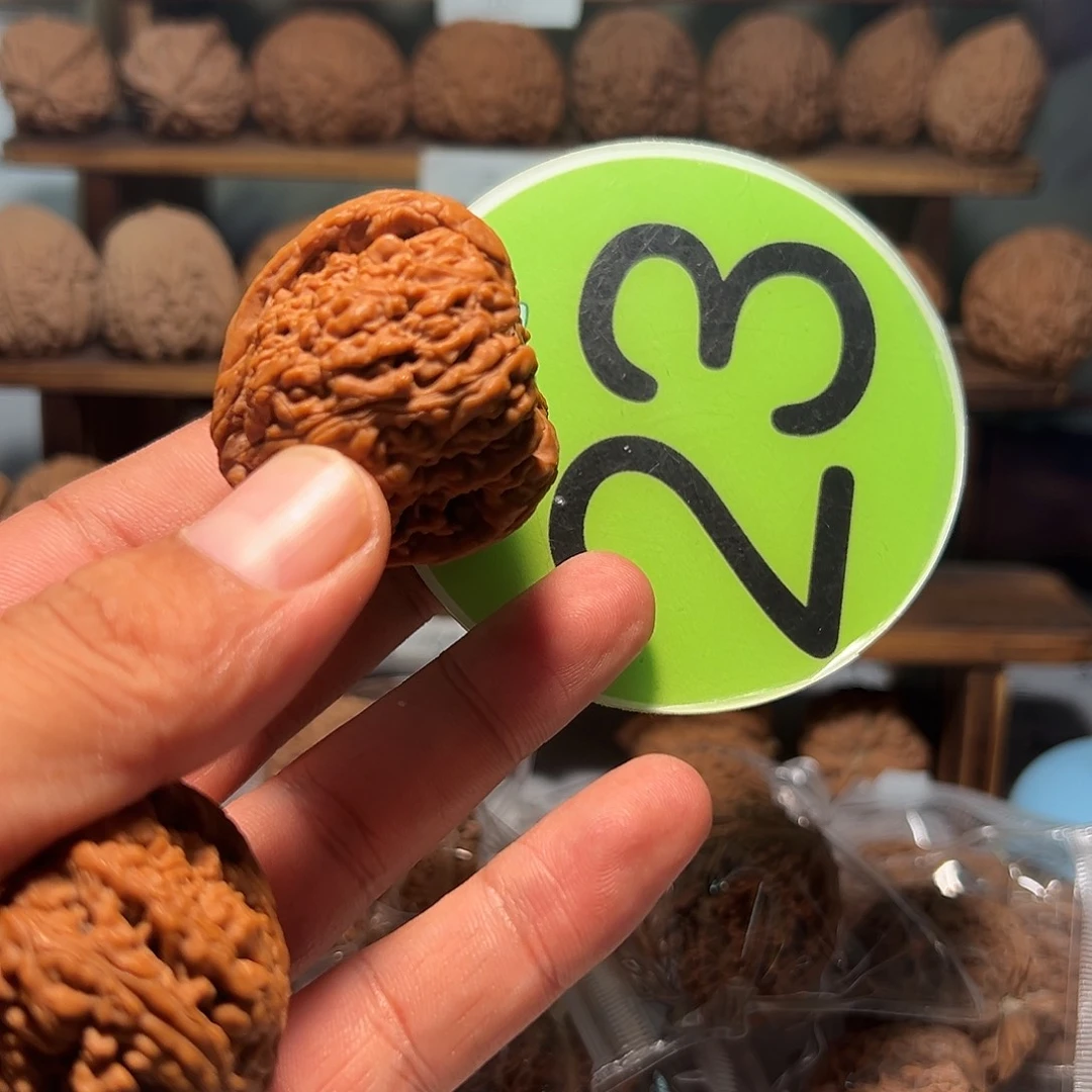 觉*文玩核桃，绿色23号