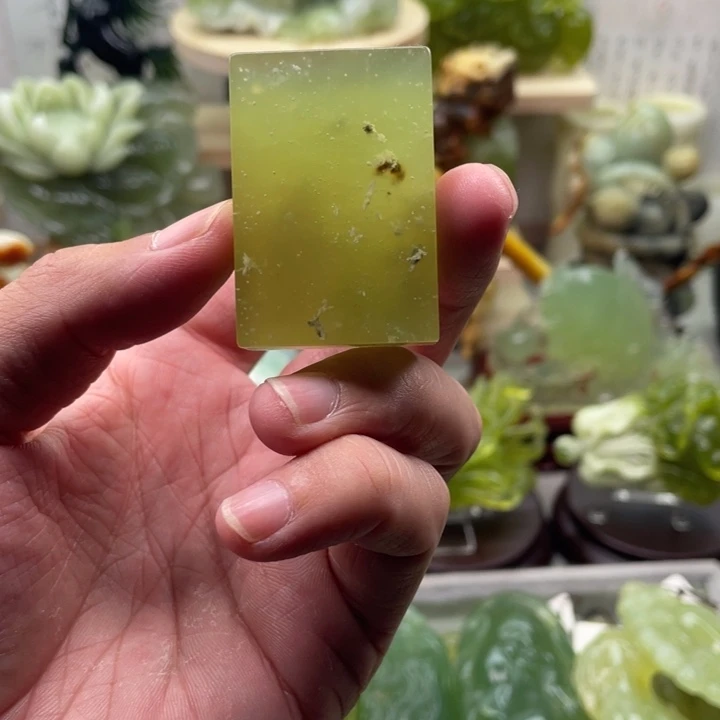 蛇纹石玉未镶嵌四大名玉印章