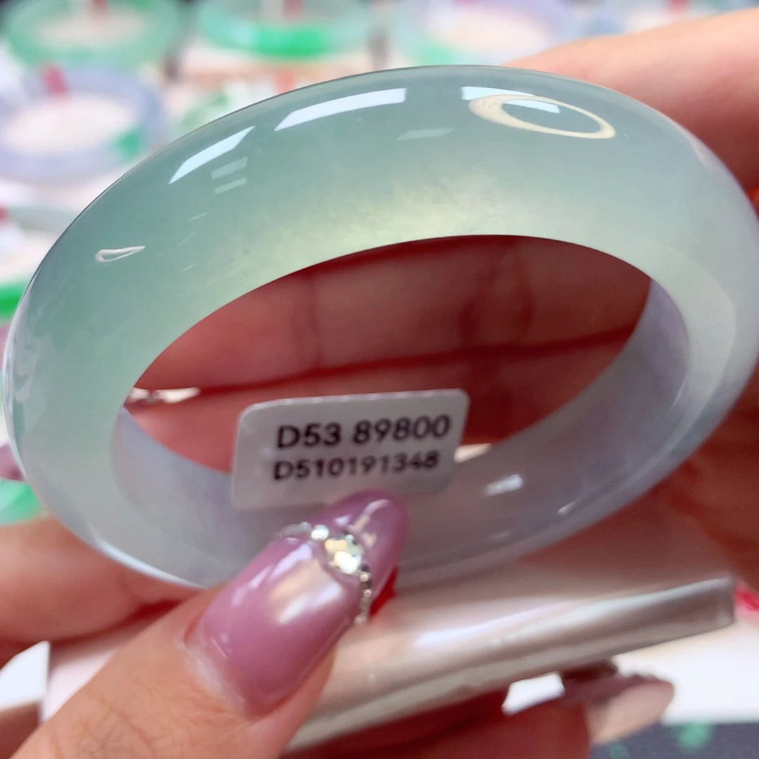 未镶嵌手镯翡翠泥鳅背43号66