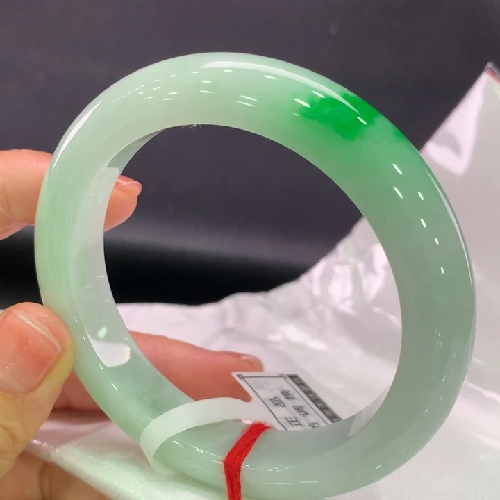 未镶嵌手镯翡翠正圈57