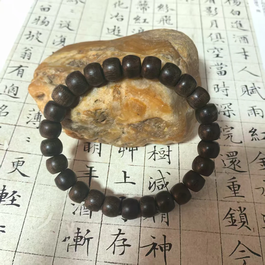Z-445【老文莱奇楠沉水】沉香单圈10x8mm、14.75g
