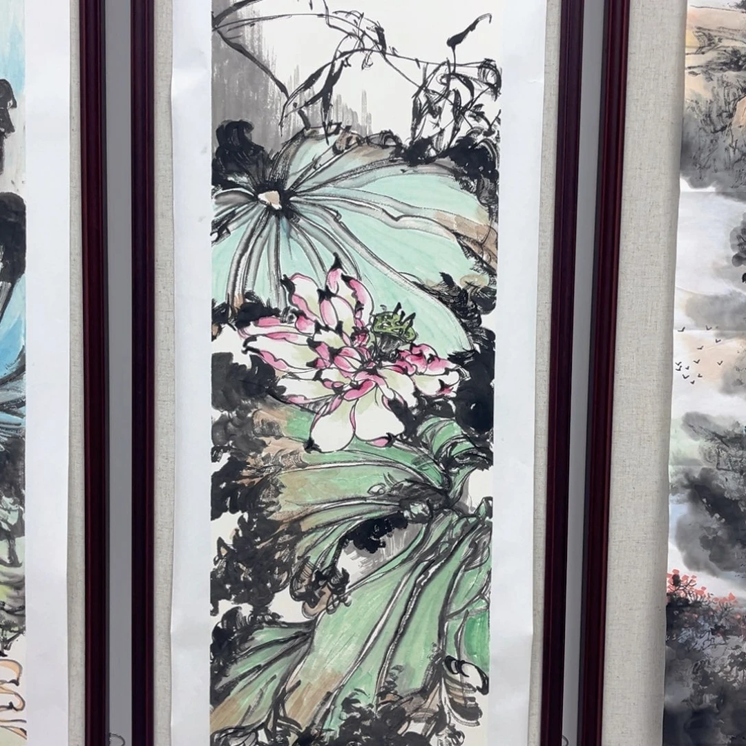 大***语国画绘画作品多次参加全国