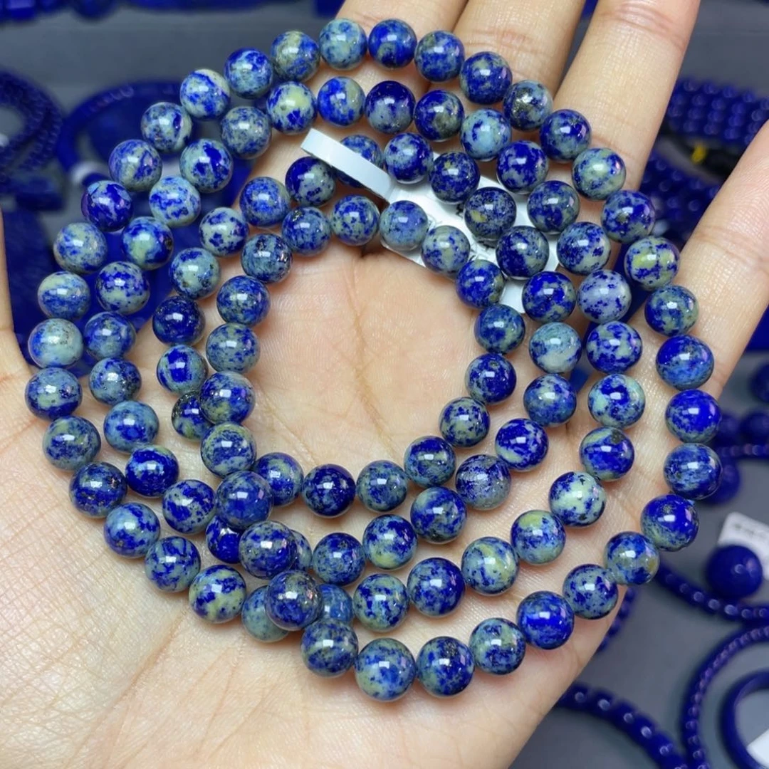 青金石未镶嵌7mm108项链