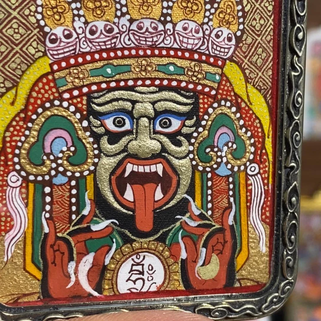 吊坠扎基拉姆《假一罚四，铅笔底稿，真金真矿绘制》支持鉴定