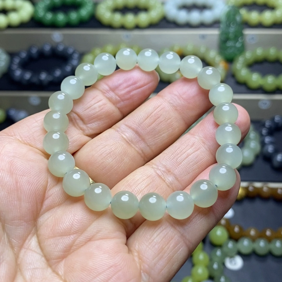 和田玉未镶嵌手串