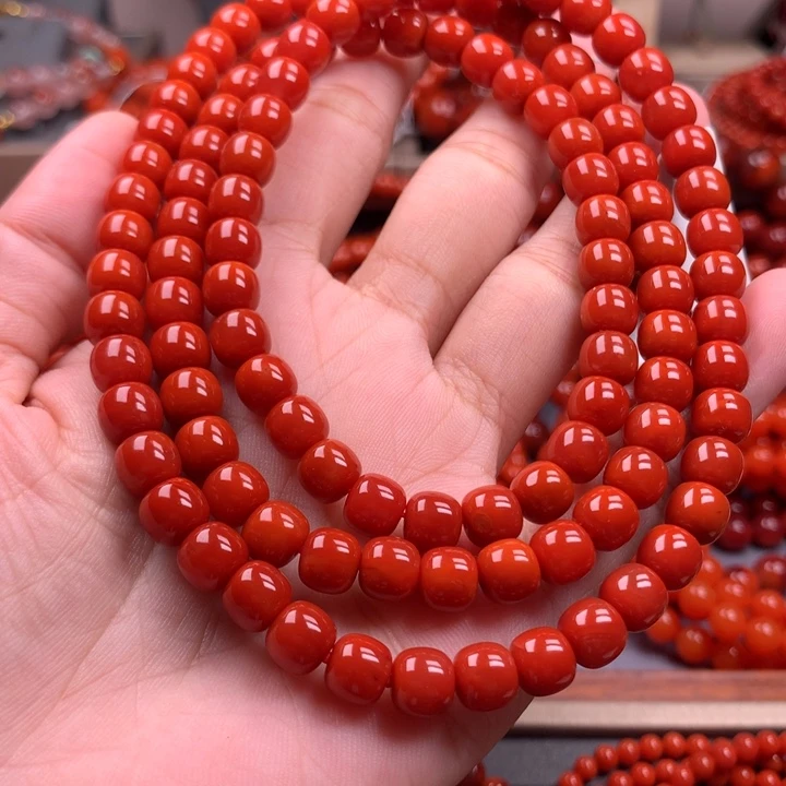 南红玛瑙未镶嵌手串