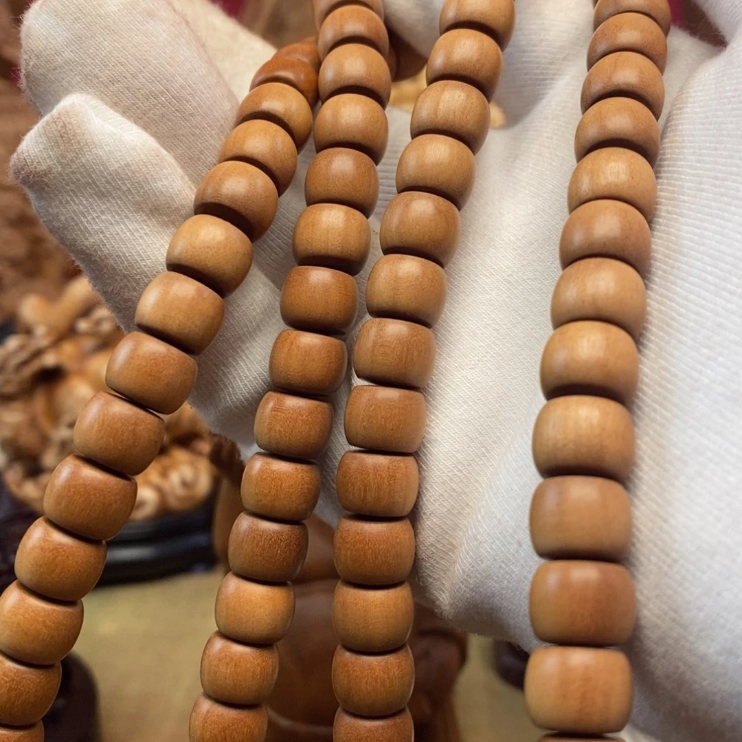 涤*斋迈索尔老山檀香0.8*1.0手串