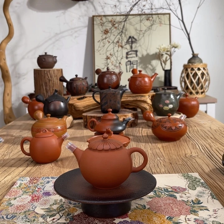 大***澤常滑青峰手作茶壶