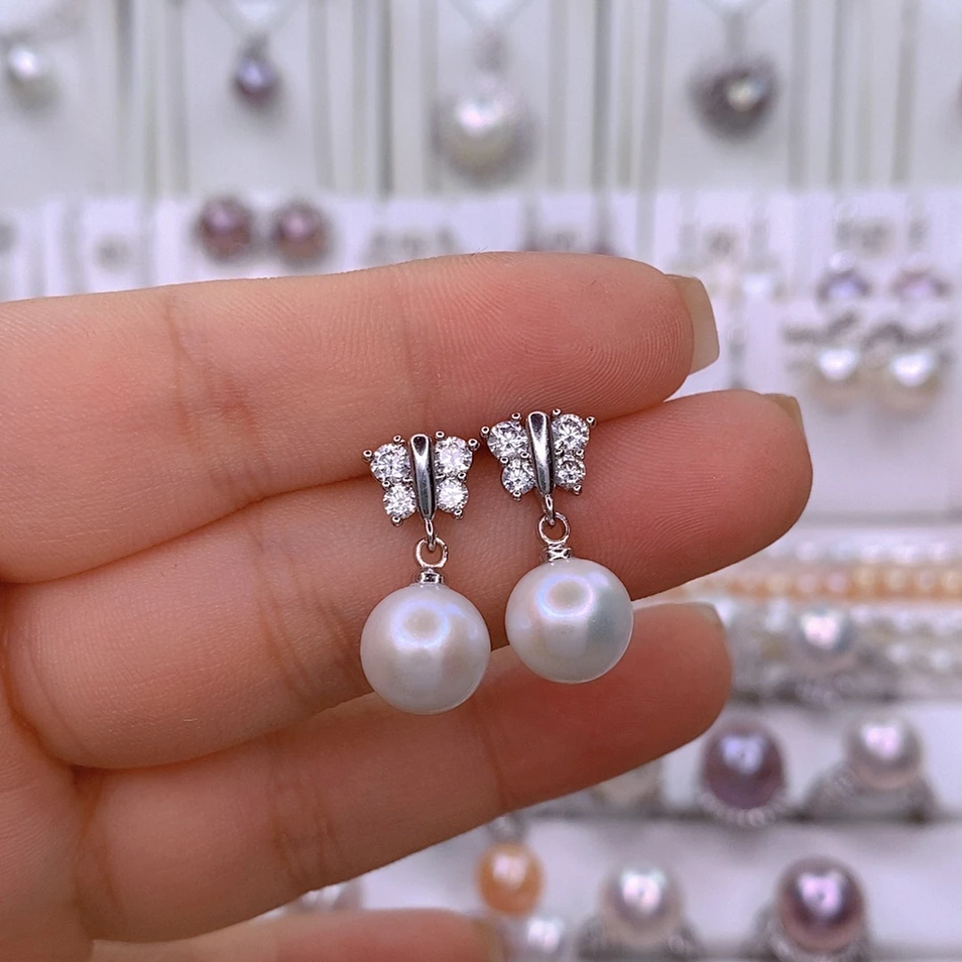 淡水珍珠颈饰银S925镶嵌