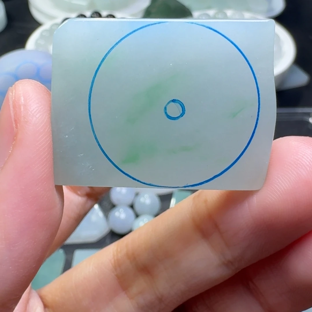 定制翡翠未镶嵌定制平安扣