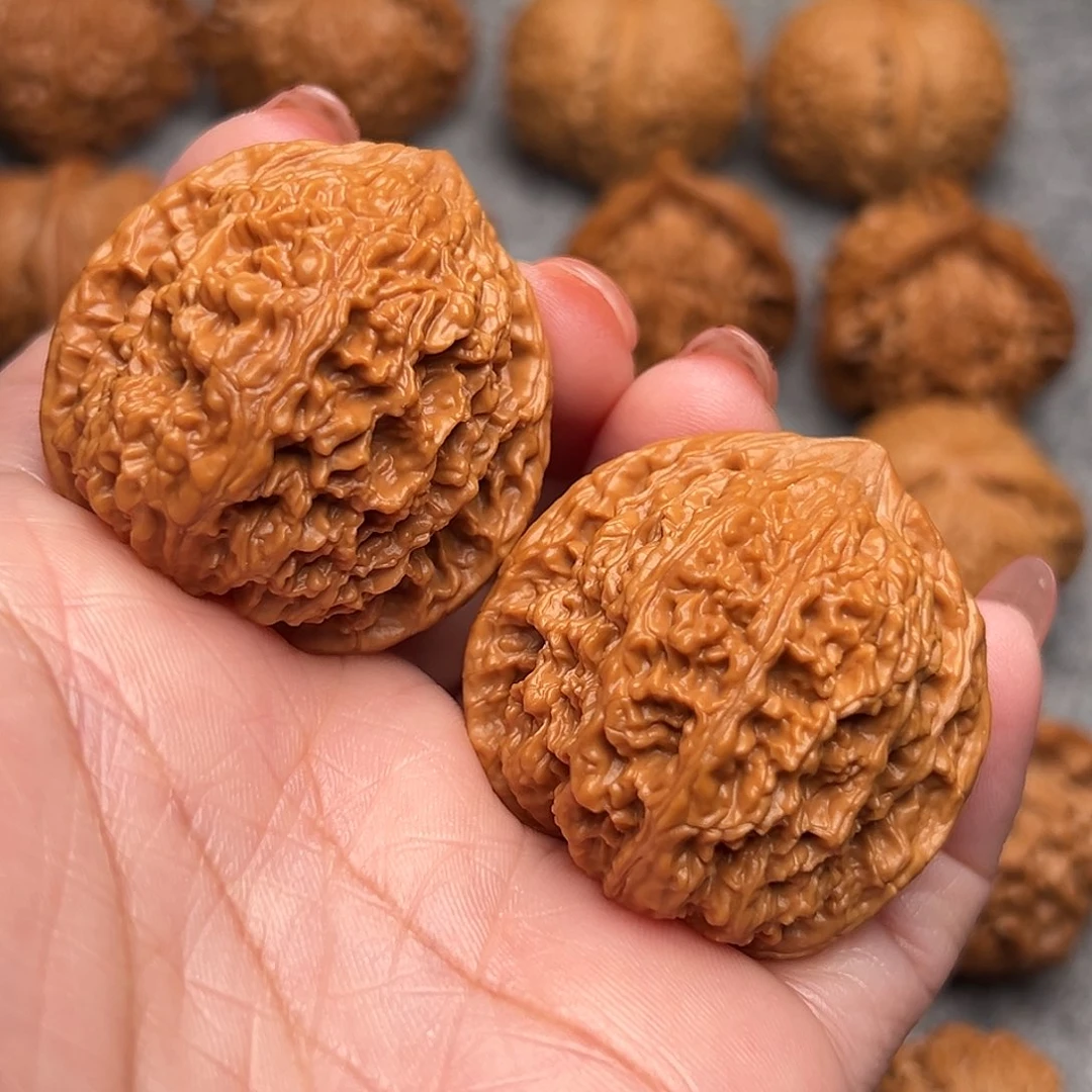 把件文玩核桃精品野生核桃38+全品