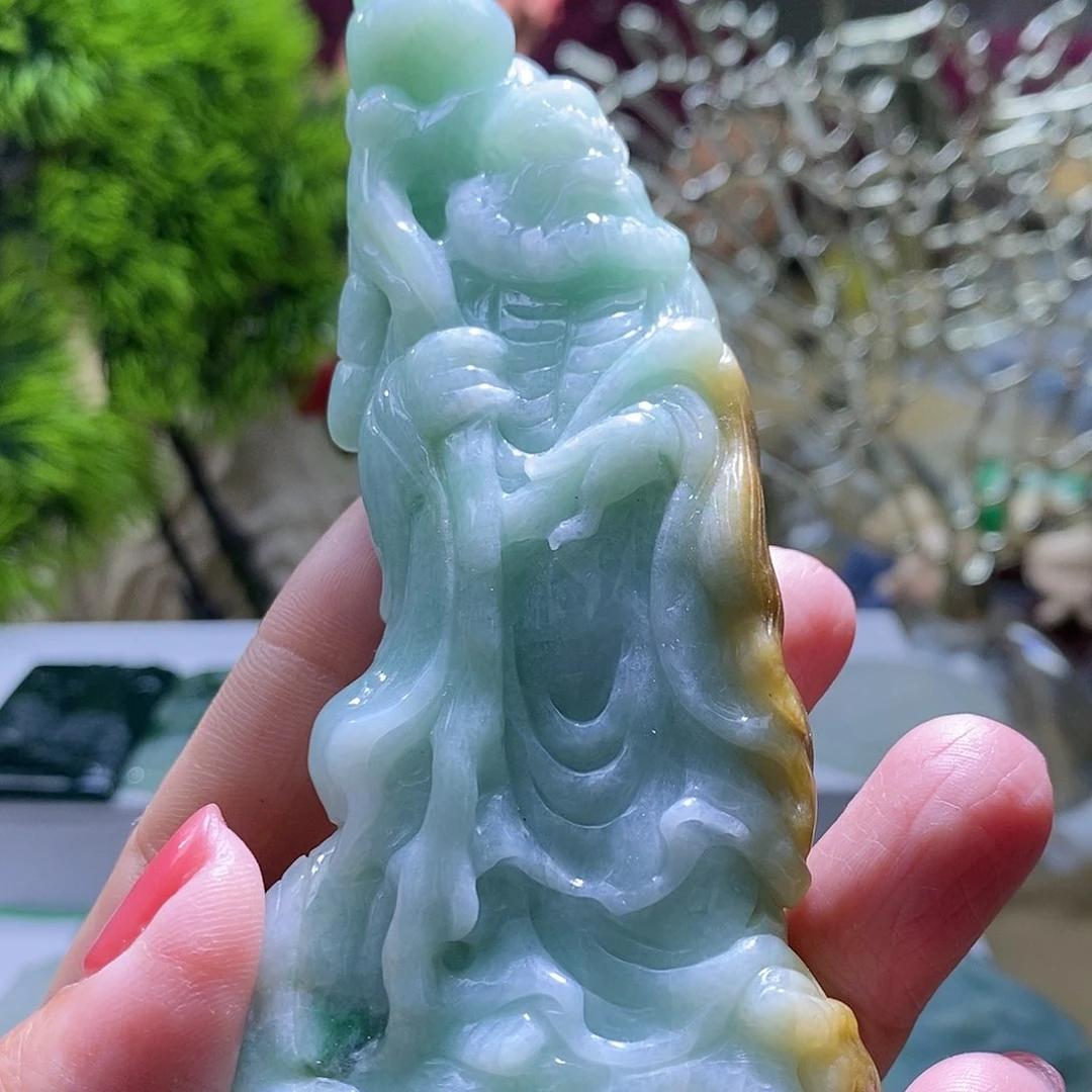 【闪购商品】翡翠颈饰未镶嵌达摩