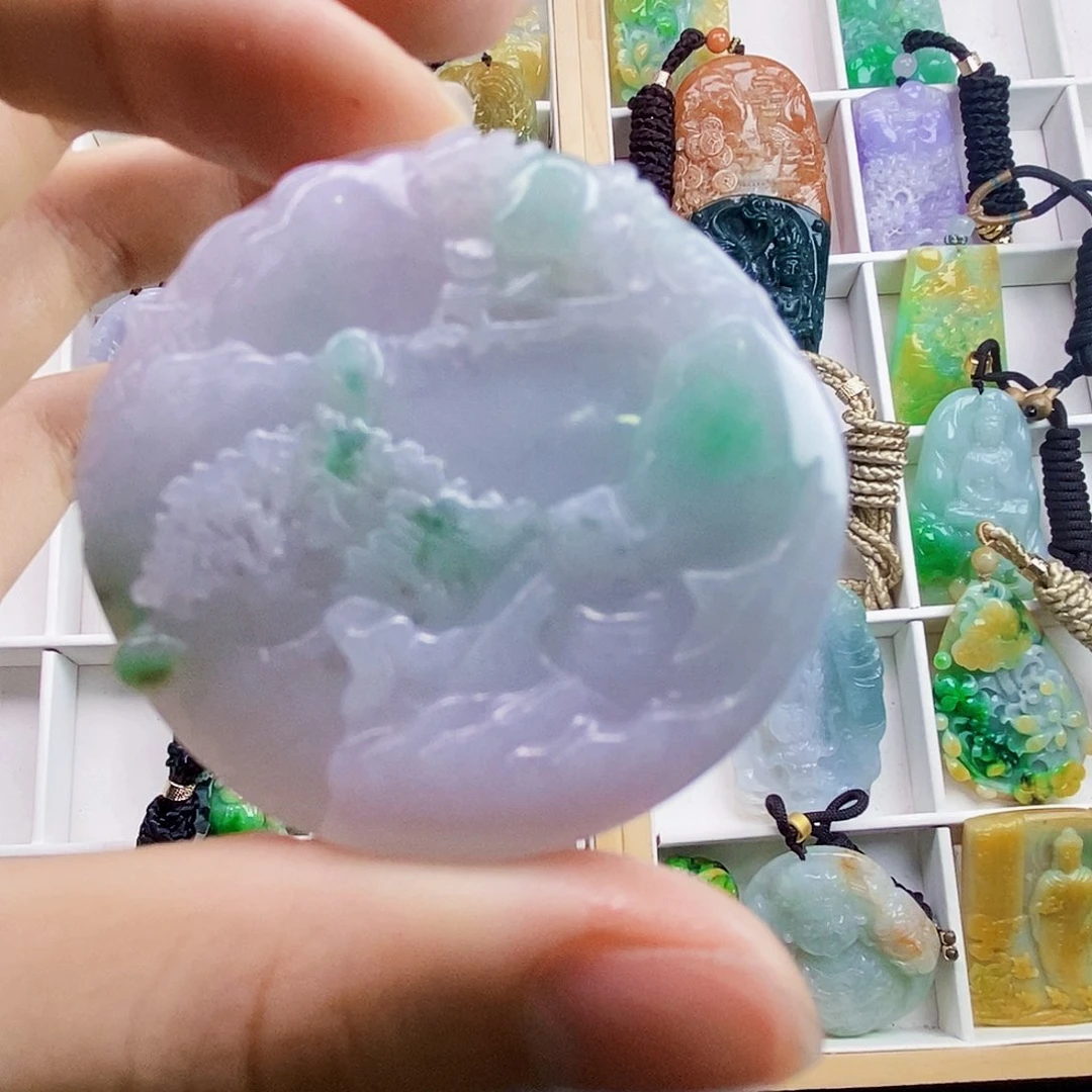 颈饰未镶嵌翡翠翡翠